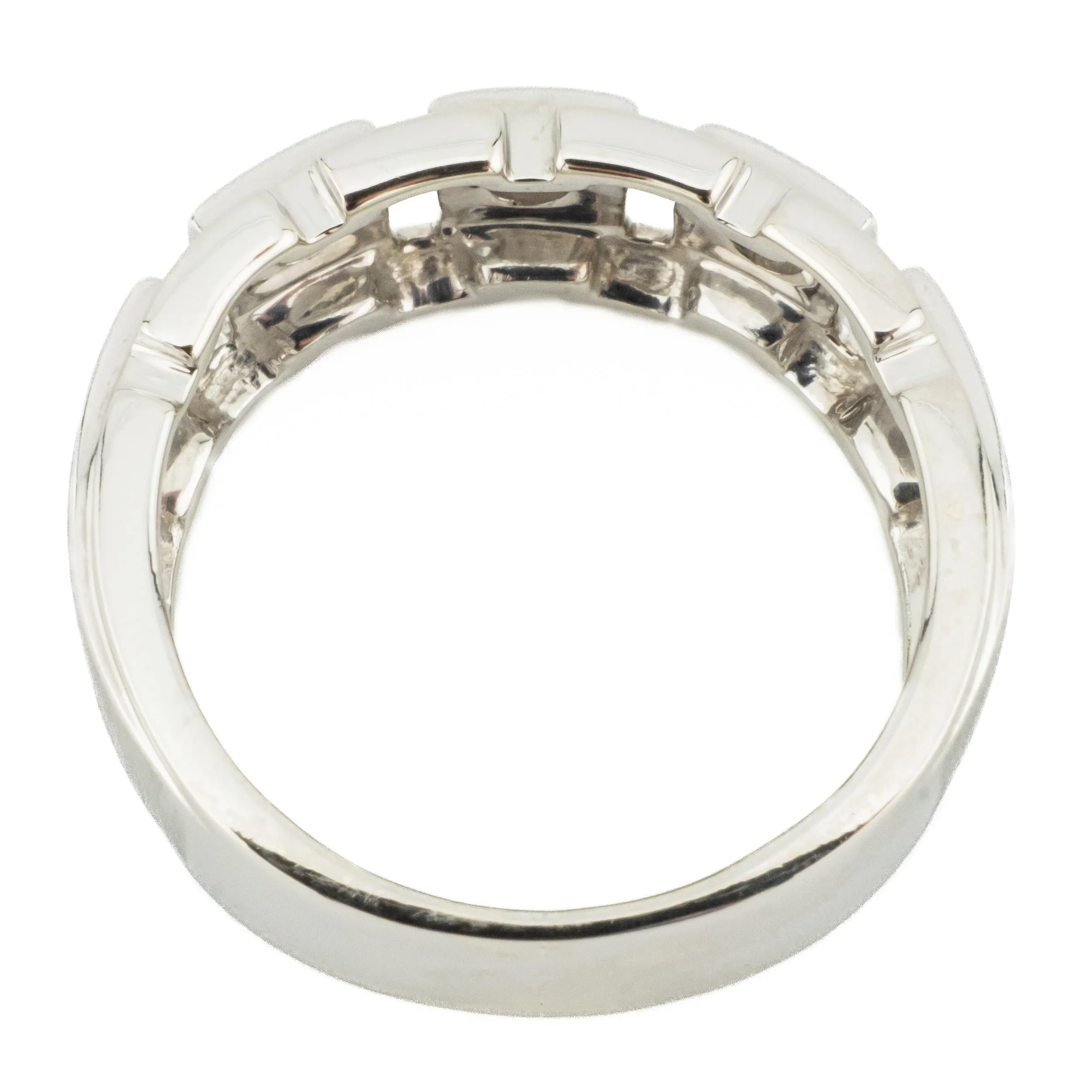 0.25ctw Gent's Diamond Accented Wedding Band in 14K White Gold - Size 9