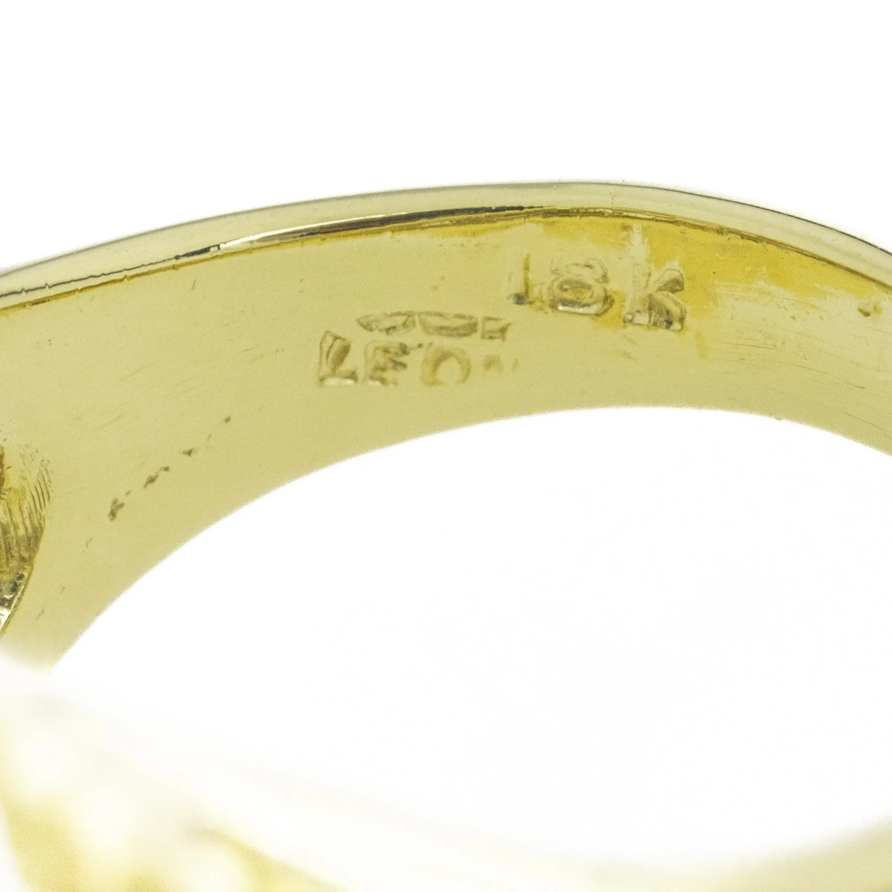 1.25ctw Anemone Diamond Cluster Ring in 18K Yellow Gold - Size 5.75