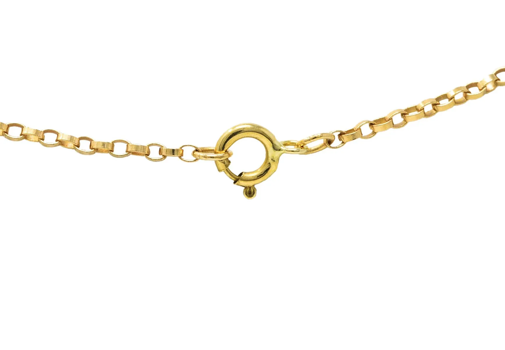 1880's Victorian Baroque Pearl 0.25 CTW Diamond Silver 14 Karat Yellow Gold Drop Necklace