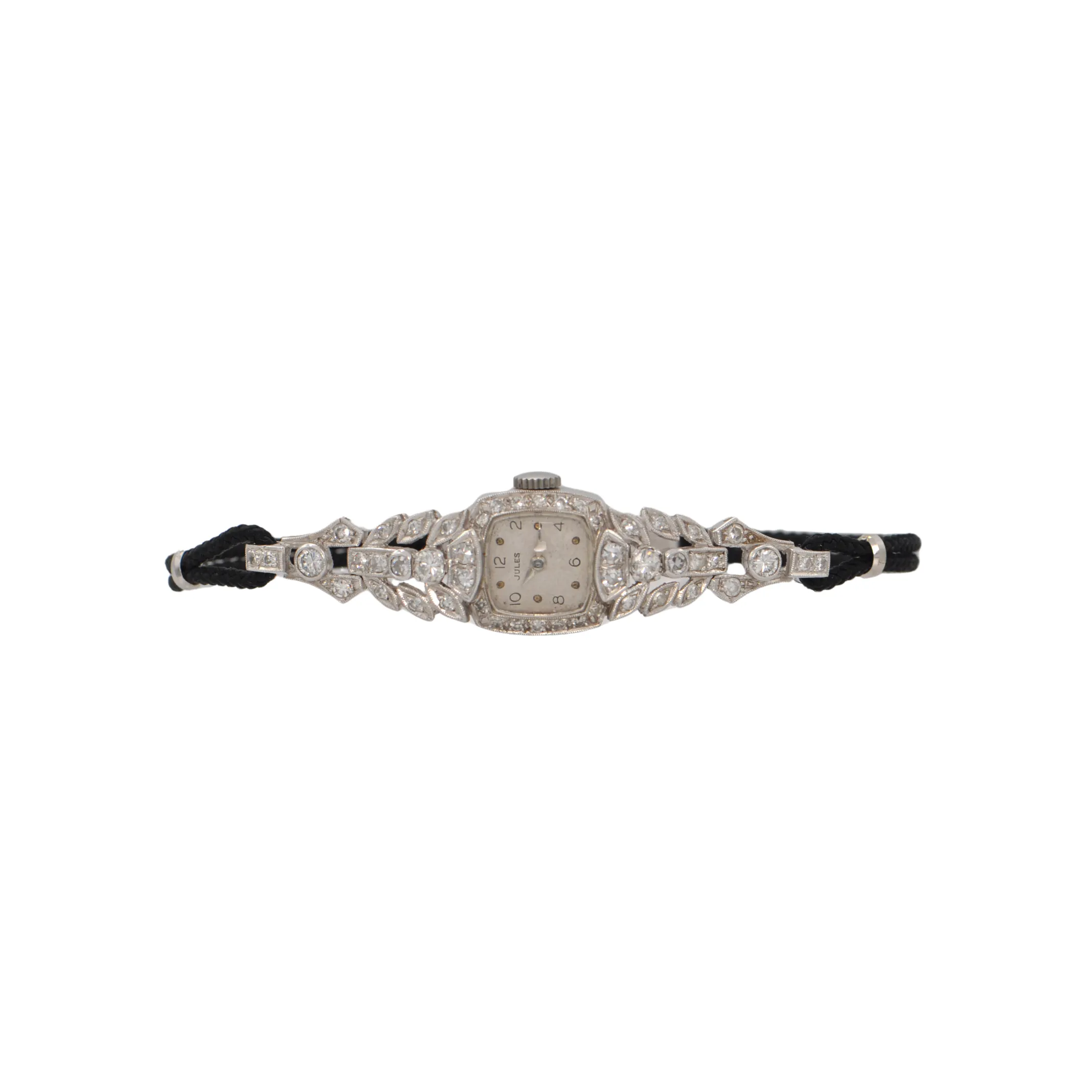 Antique Diamond Platinum Ladies Dinner Watch