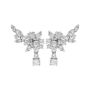 Bandiera Jewellers Diamond Cluster Earrings 15881LOBD