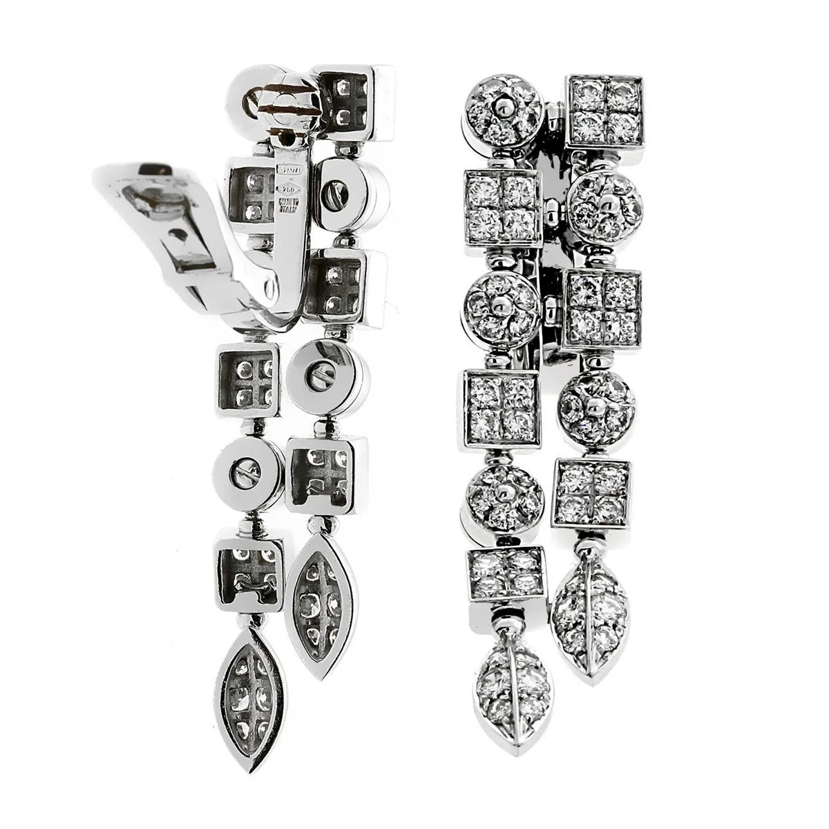 Bulgari Lucea Diamond White Gold Earrings