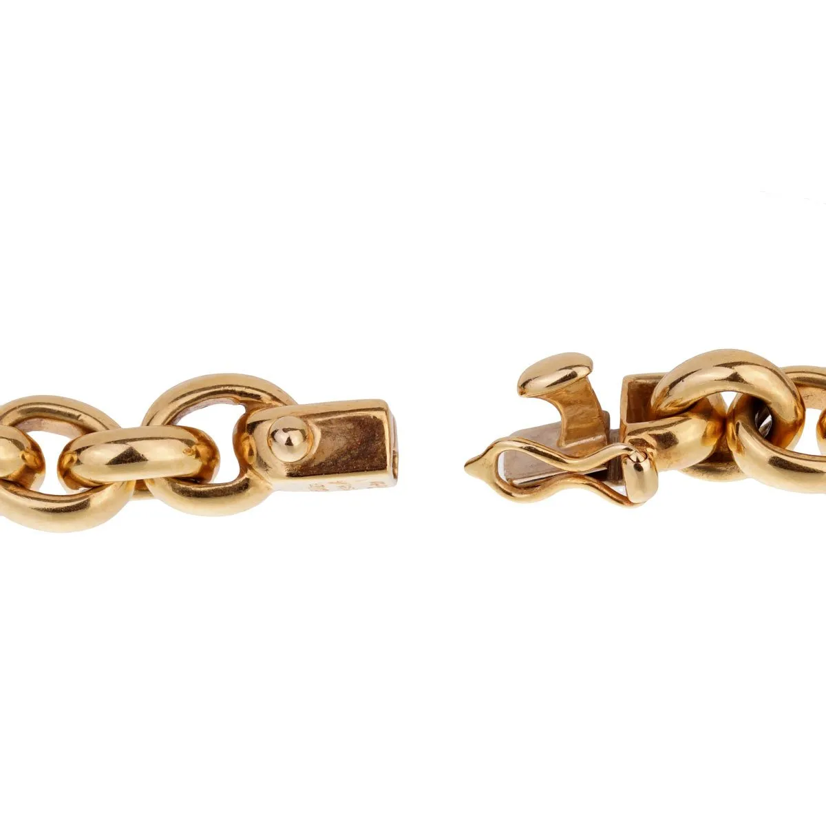 Cartier Vintage Cable Link Yellow Gold Necklace