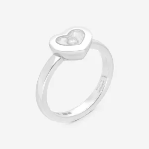 Chopard Happy Diamonds Icons 18K White Gold Diamond Ring Sz. 6.25 82A054-1110
