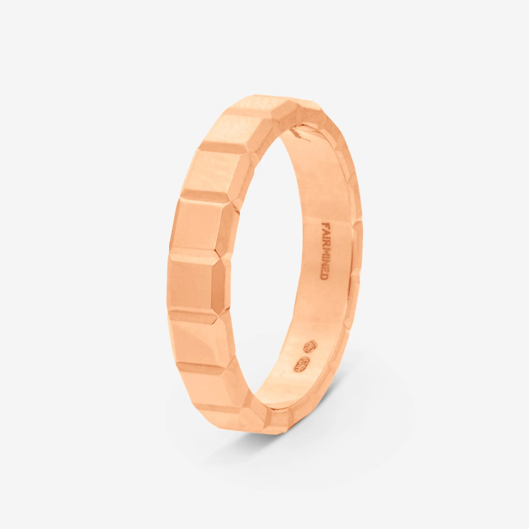 Chopard Ice Cube 18K Rose Gold Band Ring Sz. 7.25  829834-5012