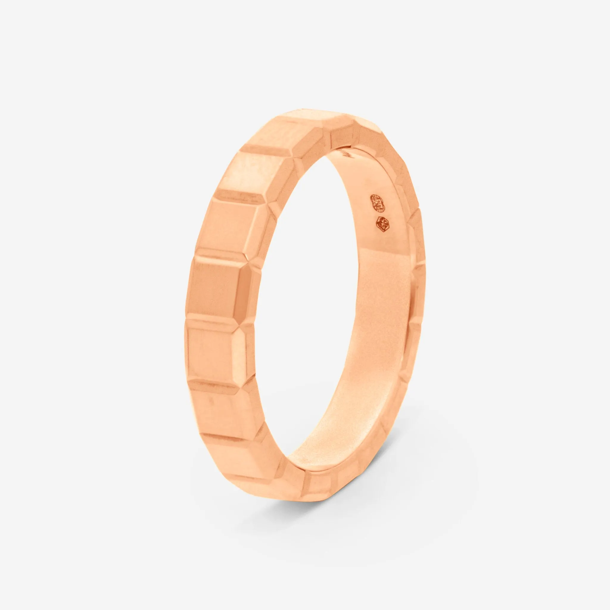 Chopard Ice Cube 18K Rose Gold Band Ring Sz. 8  829834-5014