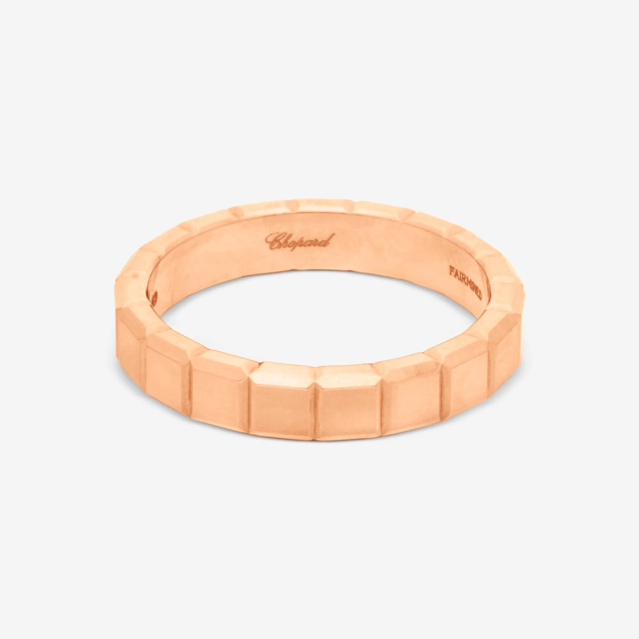 Chopard Ice Cube 18K Rose Gold Band Ring Sz. 8  829834-5014