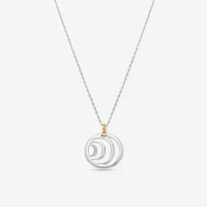 Damiani 18K Whte Gold Diamond Pendant Necklace 20023976