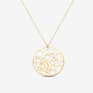 Damiani Damianissima 18K Rose Gold & Ceramic Diamond Pendant Necklace 20058576