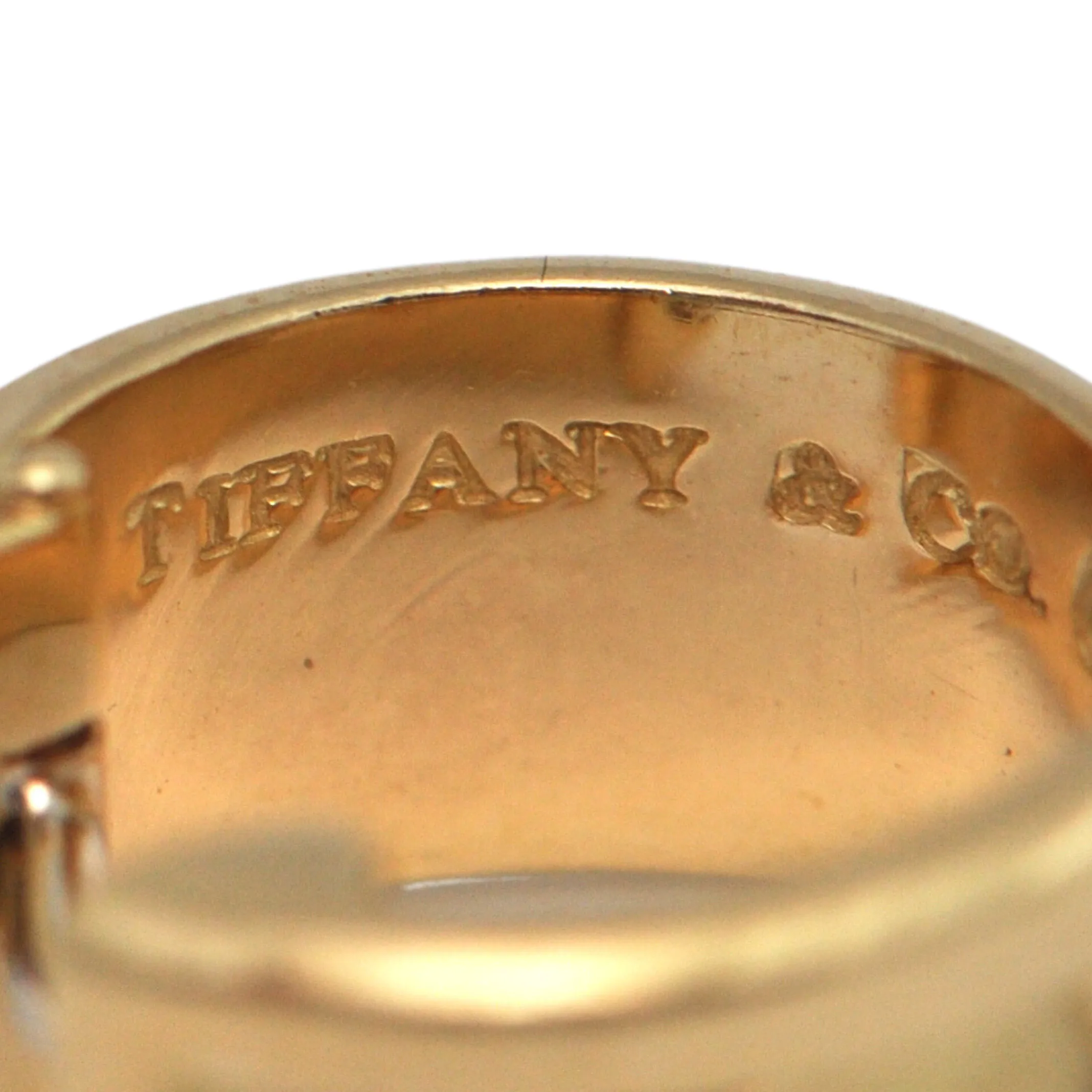 Estate Tiffany & Co. 18k Yellow Gold Atlas Collection Huggie Earrings Dated 1995