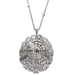 Graff Magnificent 16.42ct Diamond 18k White Gold Necklace