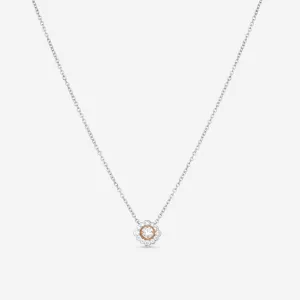Hearts On Fire Liliana 18K Rose Gold & Platinum Flower Pendant HFPLILFLWR00288RP
