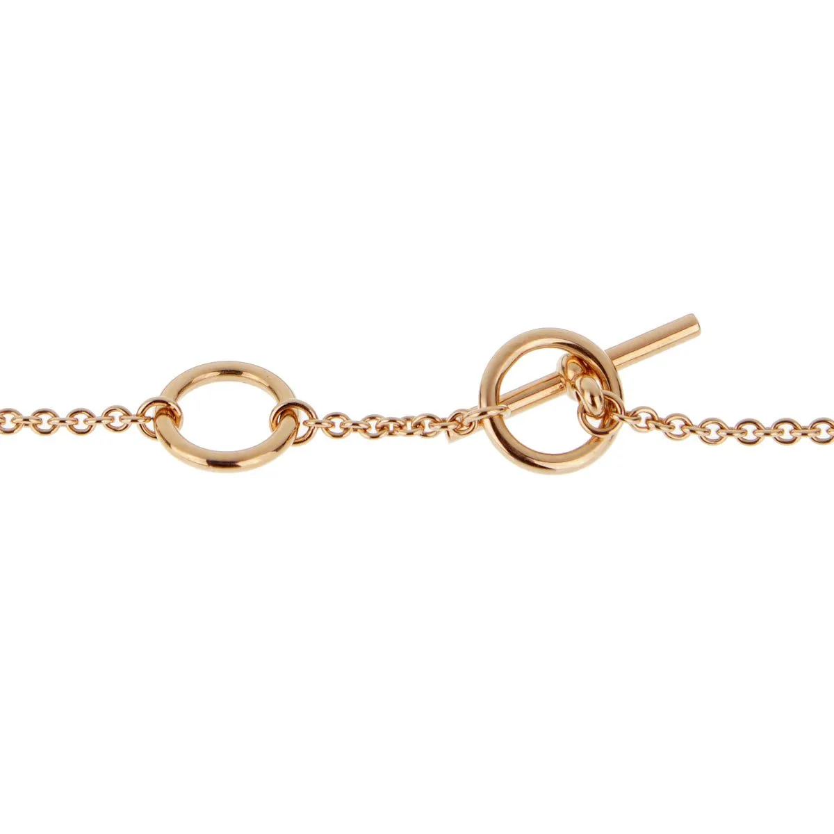 Herms Punk Rose Gold Necklace