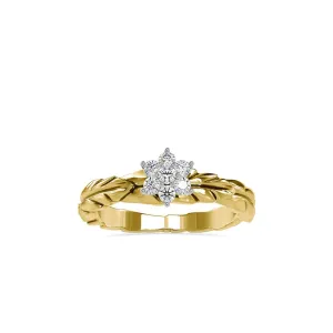 Laurel Leaf Engagement ring