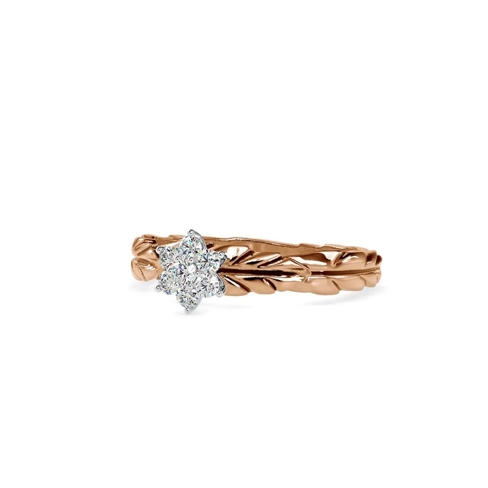 Laurel Leaf Engagement ring