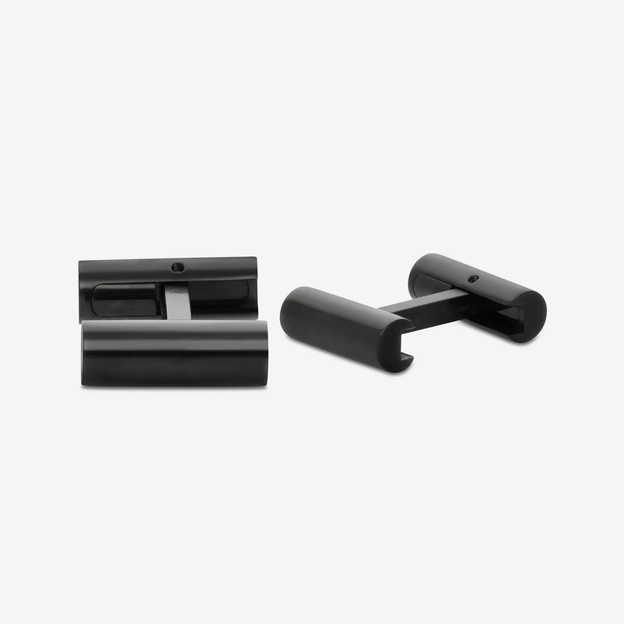 Montblanc Stainless Steel Cylindrical Cufflinks 105887