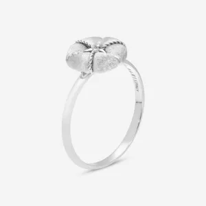 Nanis 18K White Gold Diamond Ring Sz.7.5 AS3-571