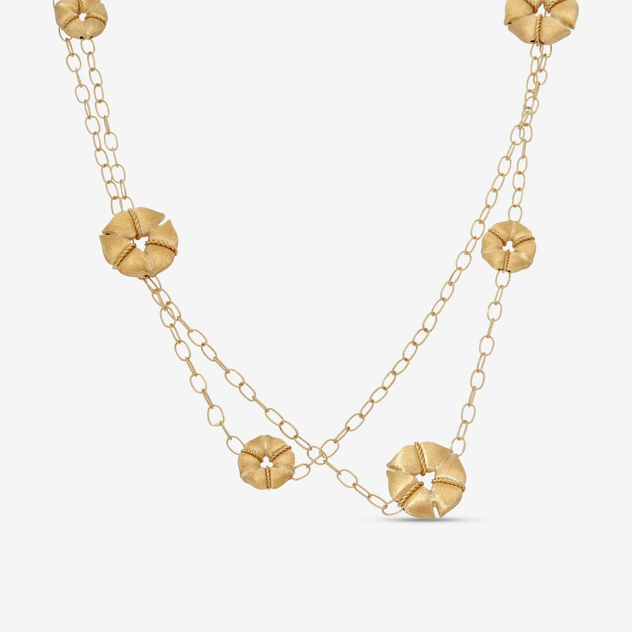 Nanis 18K Yellow Gold Pendant Necklace CN8-571