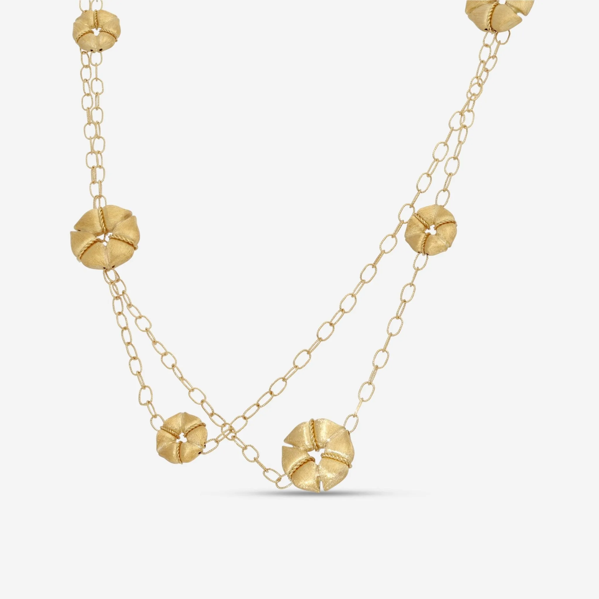 Nanis 18K Yellow Gold Pendant Necklace CN8-571