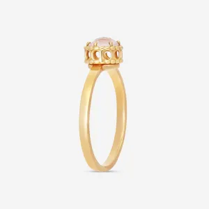 Nanis 18K Yellow Gold Rock Crystal Ring AH39-560