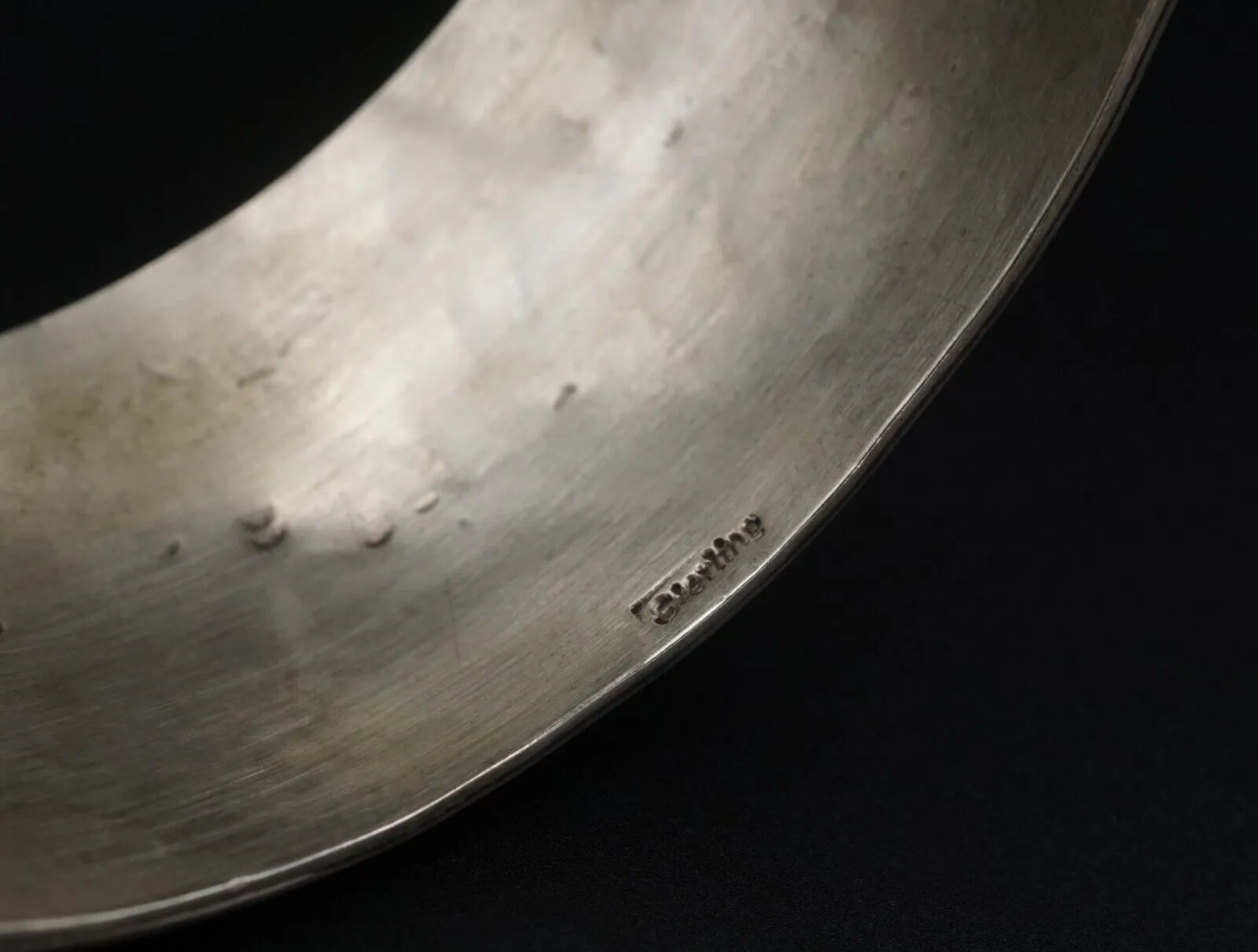 Navajo Storyteller Cuff Bracelet Sterling Silver Overlay Etched 6.5" BS2957