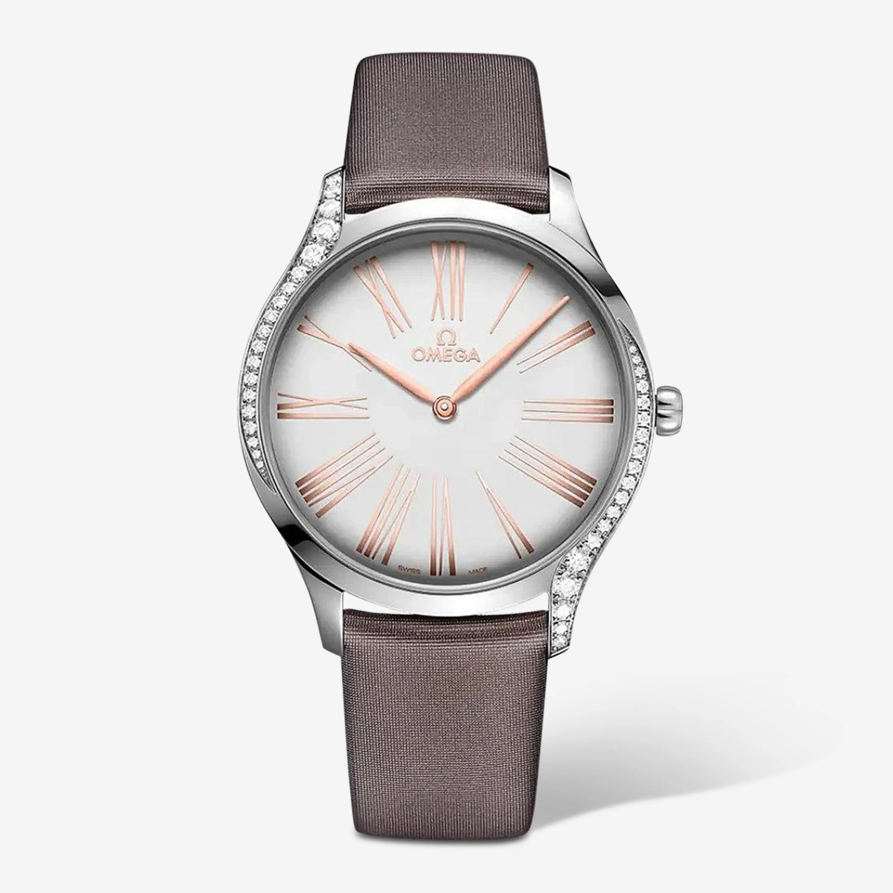 Omega De Ville Tresor Stainless Steel Diamond Quartz Ladies Watch 428.17.39.60.02.001