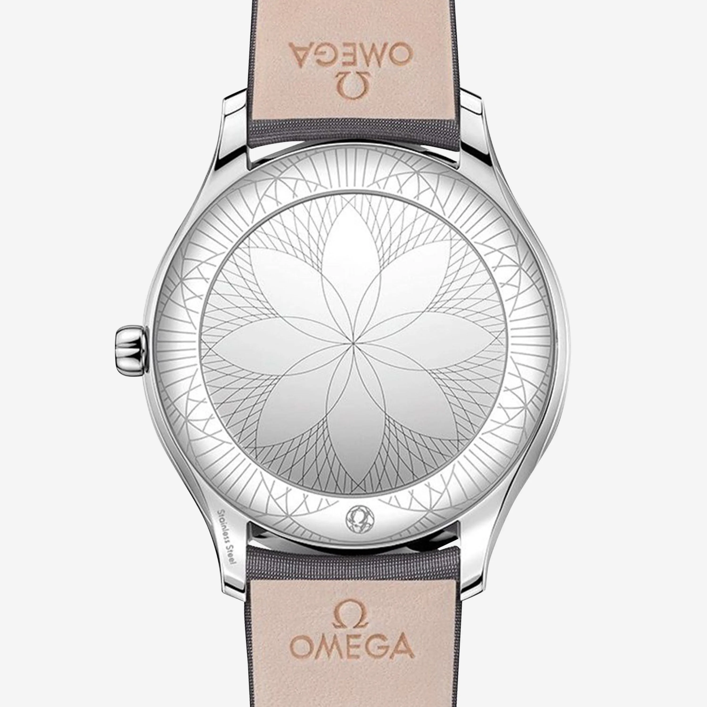 Omega De Ville Tresor Stainless Steel Diamond Quartz Ladies Watch 428.17.39.60.02.001