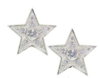 'Pave Star Stud'