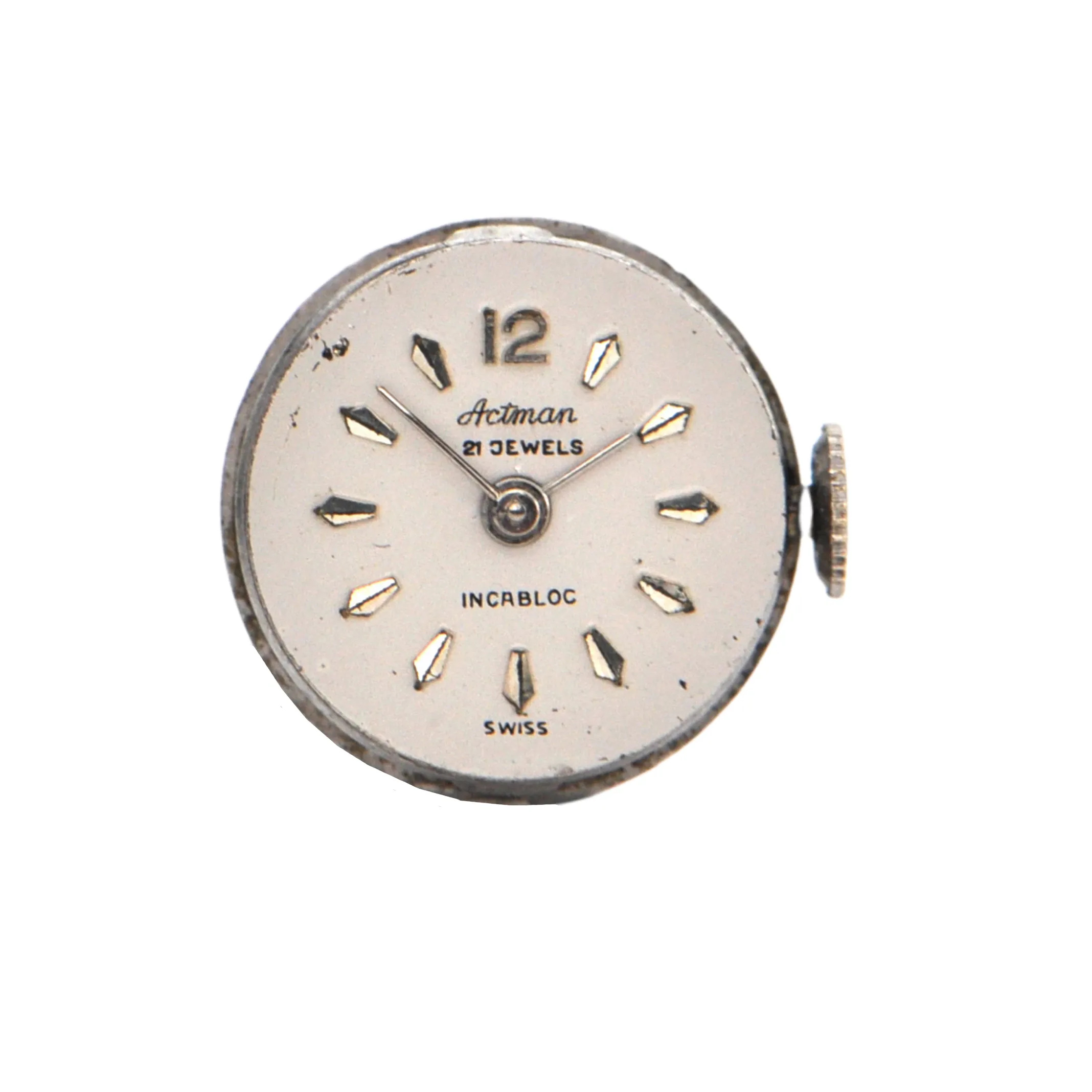 Platinum and Diamond Dinner 'Actman' Watch