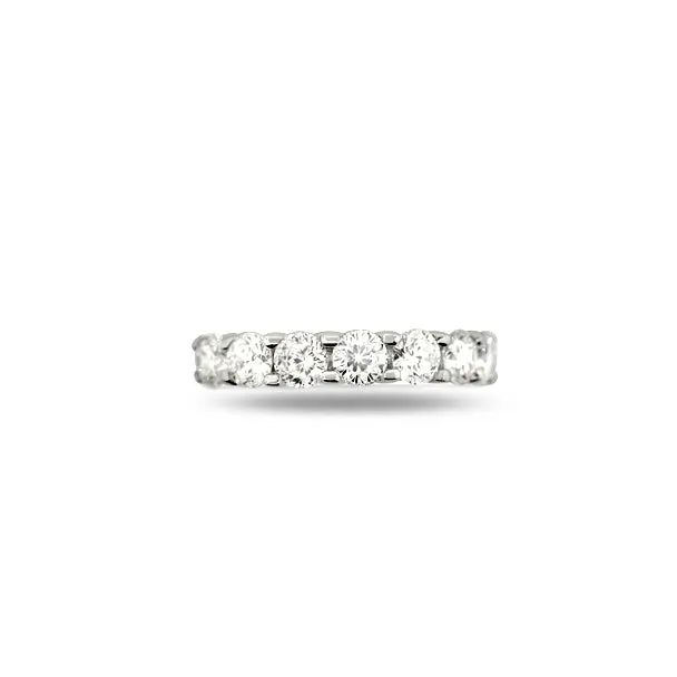 ROBERTO COIN "CENTO" 18CT WHITE GOLD ETERNITY RING 7 DIAMONDS  1.89CT E/VS1