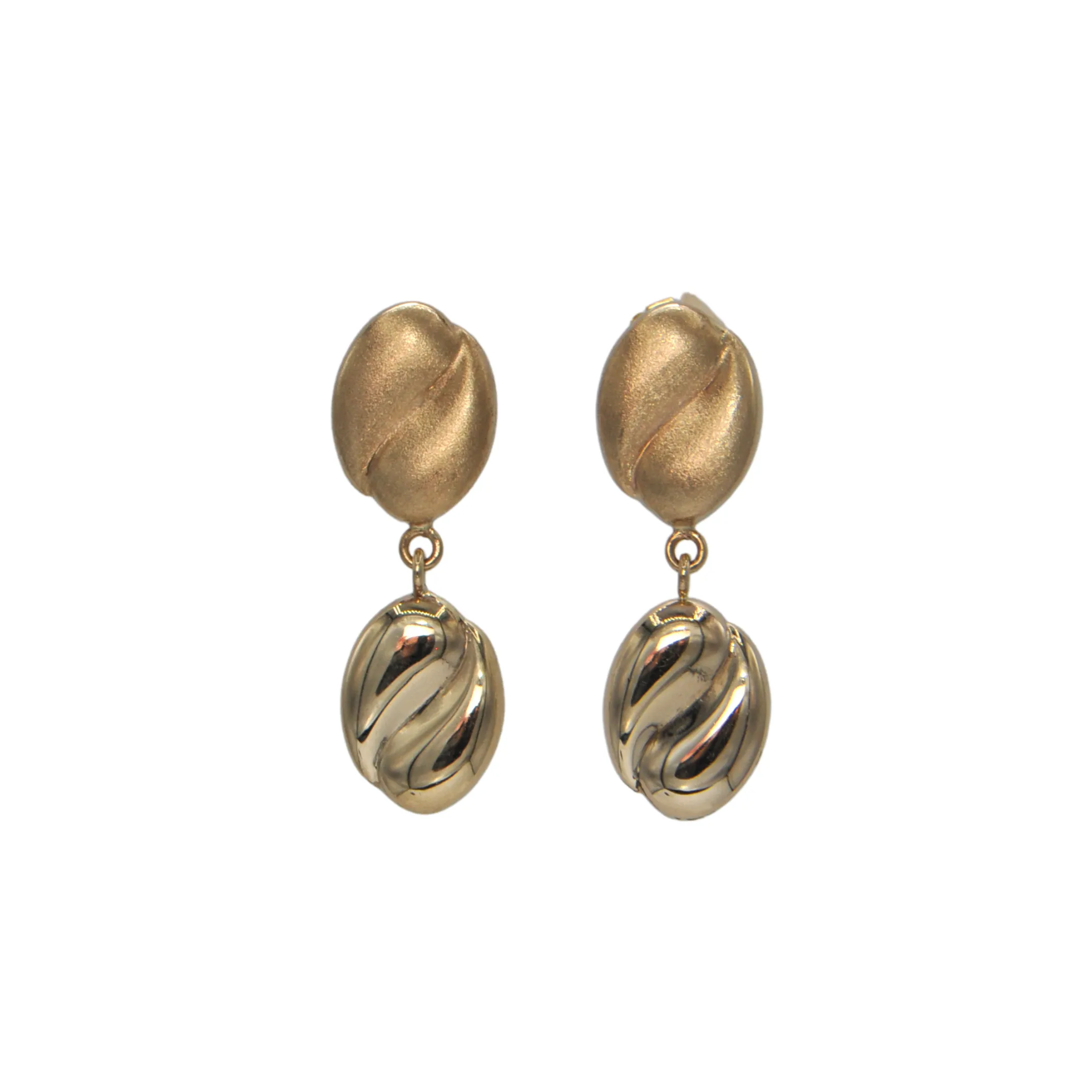 Vintage 14k Gold Drop Earrings