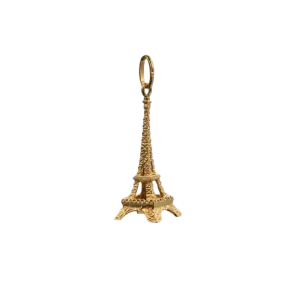 Vintage 18K Yellow Gold Eiffel Tower Charm