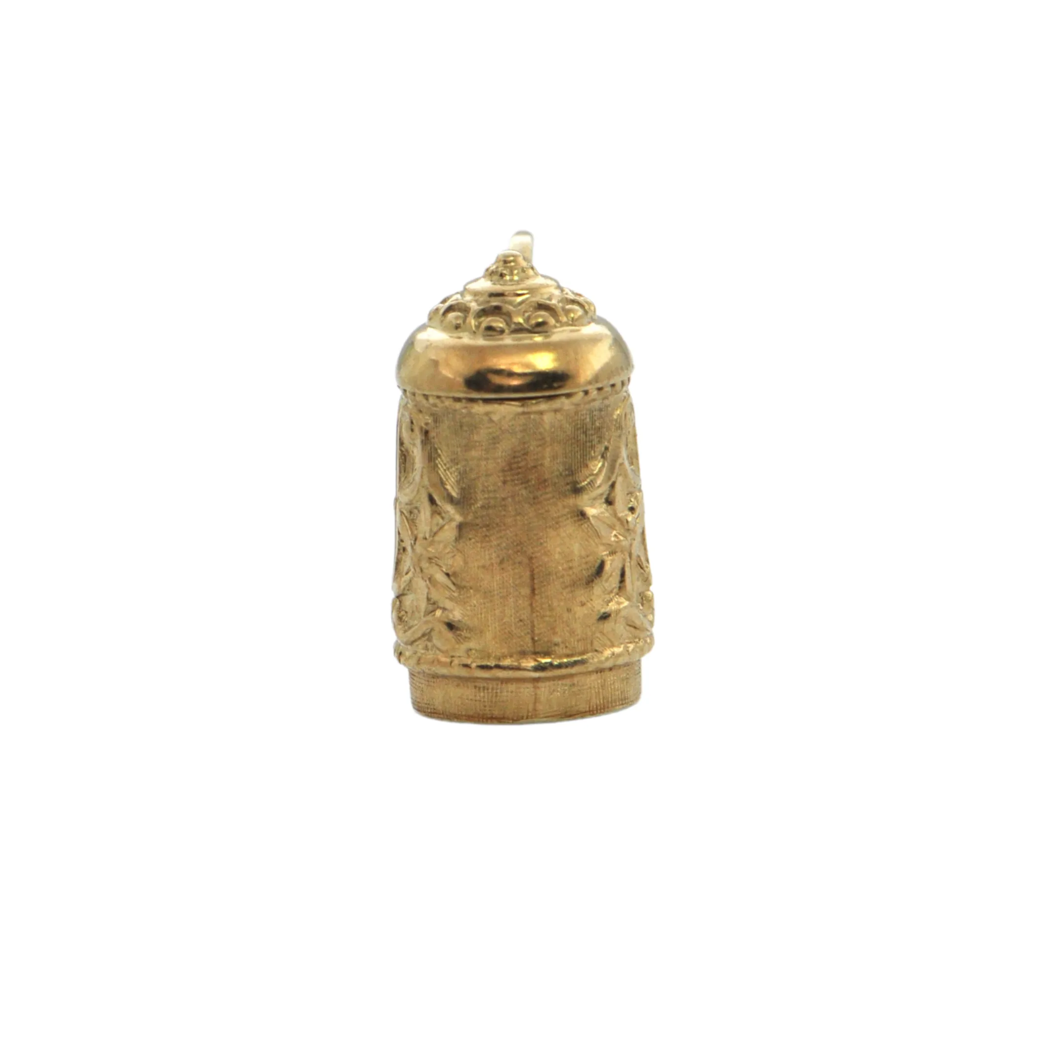 Vintage Gold Beer Stein Charm